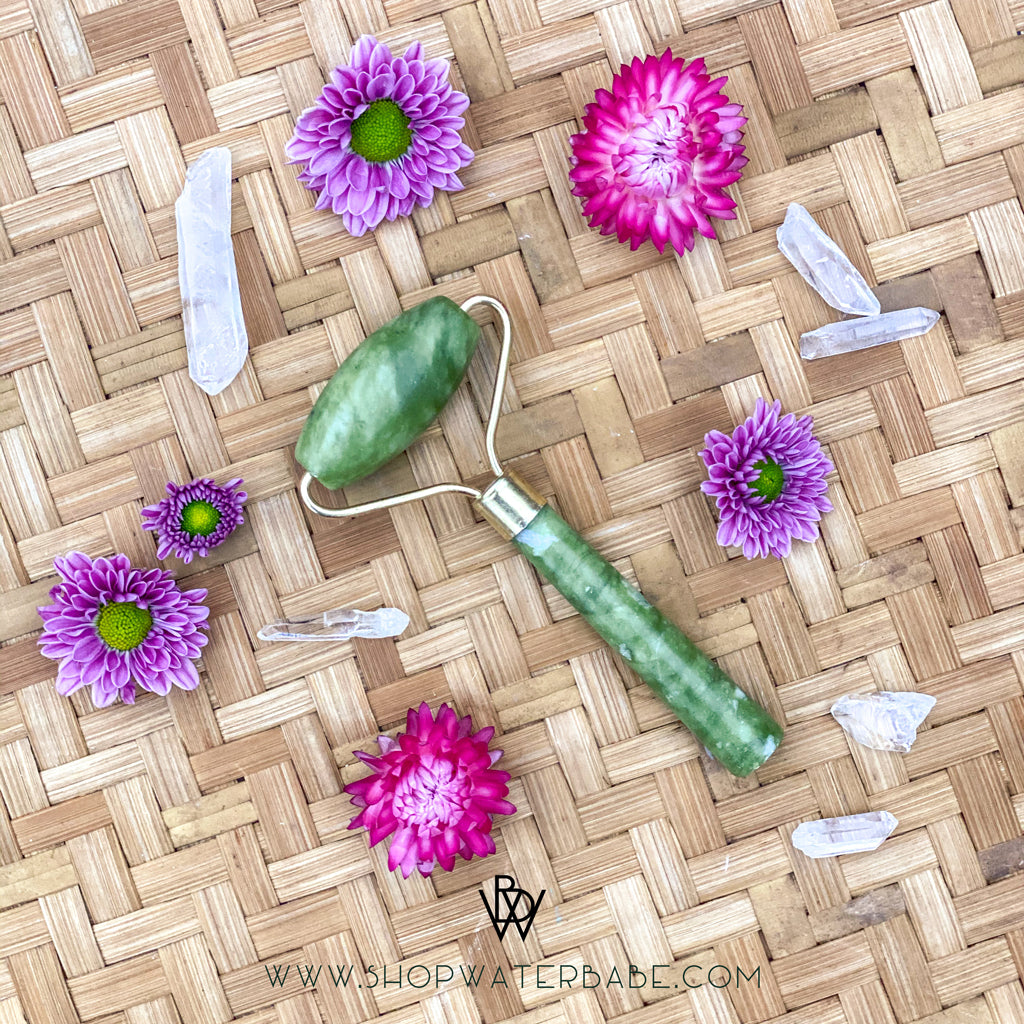 Crystal Facial Roller- Jade
