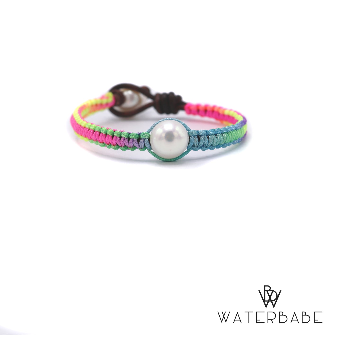 Macrame + Leather Bracelet