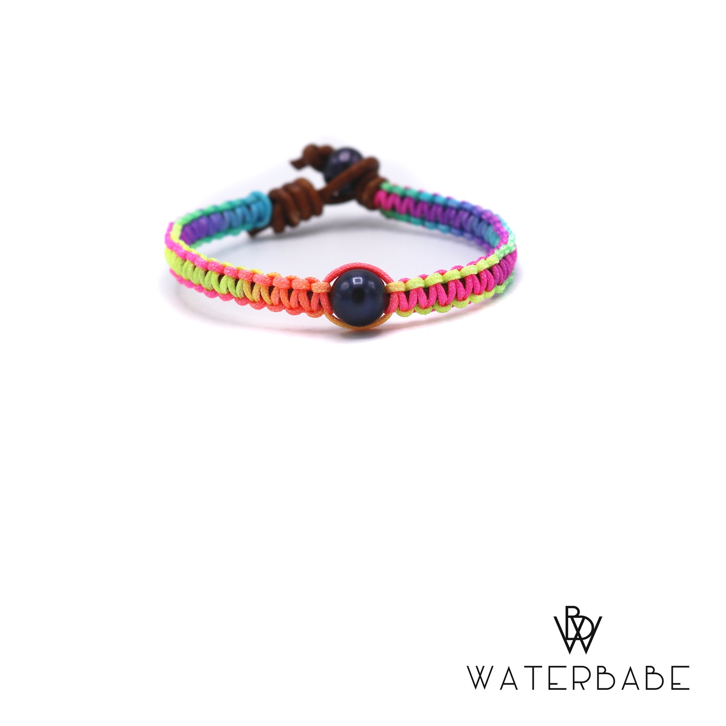 Macrame + Leather Bracelet