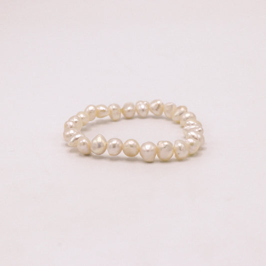 Gemstone Bracelet- Keshi Pearls