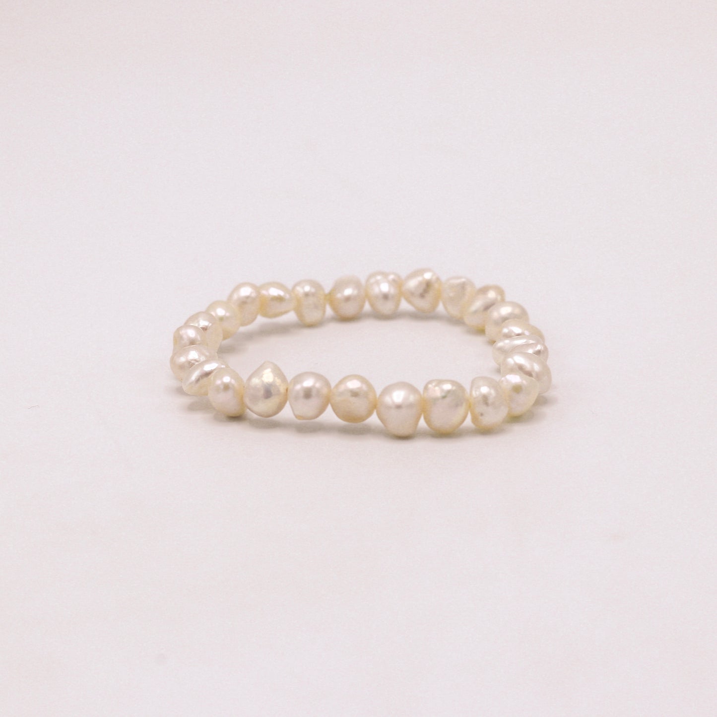 Gemstone Bracelet- Keshi Pearls