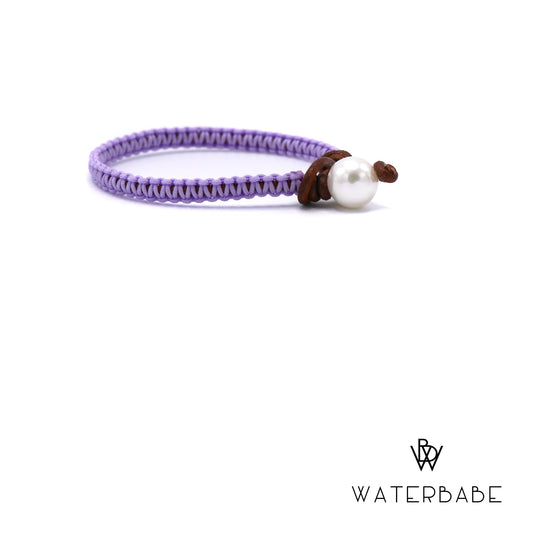 Macrame + Leather Bracelet