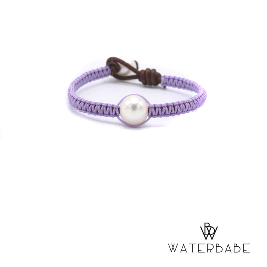 Macrame + Leather Bracelet